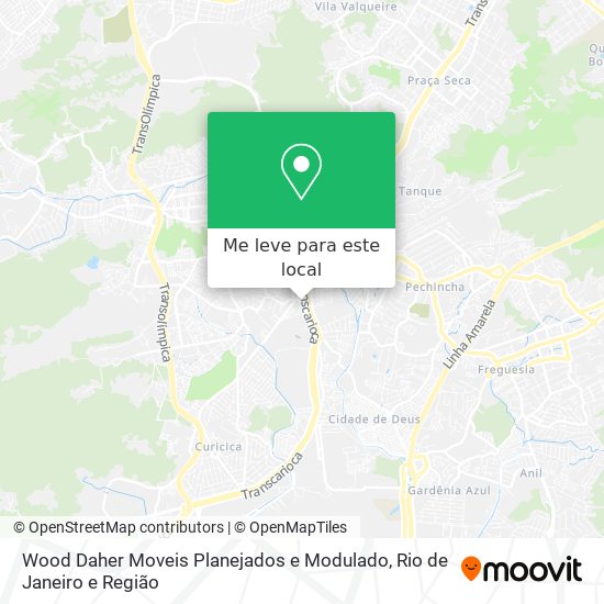 Wood Daher Moveis Planejados e Modulado mapa