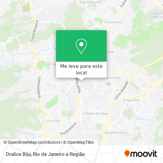 Dralice Biju mapa