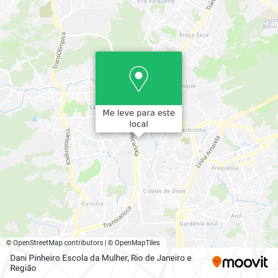 Dani Pinheiro Escola da Mulher mapa