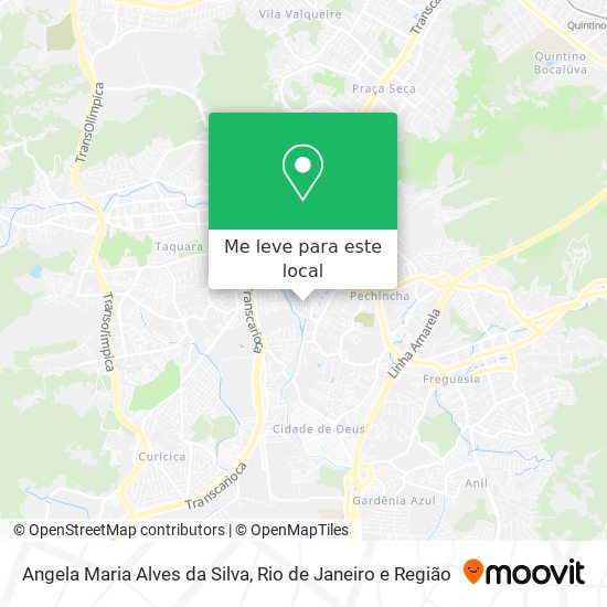 Angela Maria Alves da Silva mapa