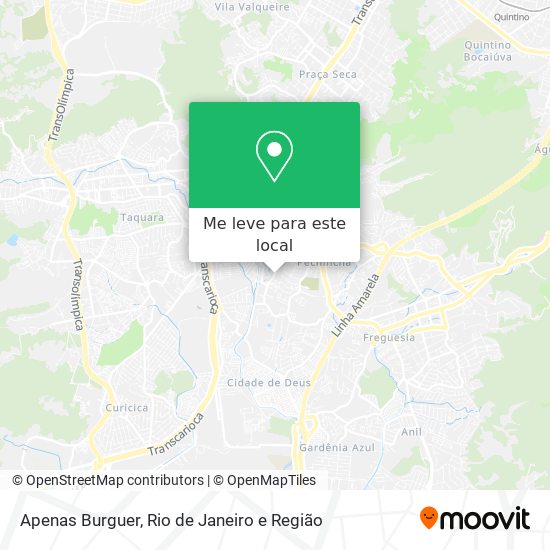 Apenas Burguer mapa