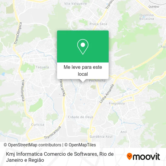 Kmj Informatica Comercio de Softwares mapa