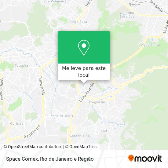 Space Comex mapa