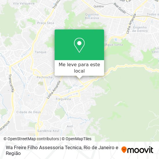 Wa Freire Filho Assessoria Tecnica mapa