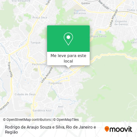 Rodrigo de Araujo Souza e Silva mapa