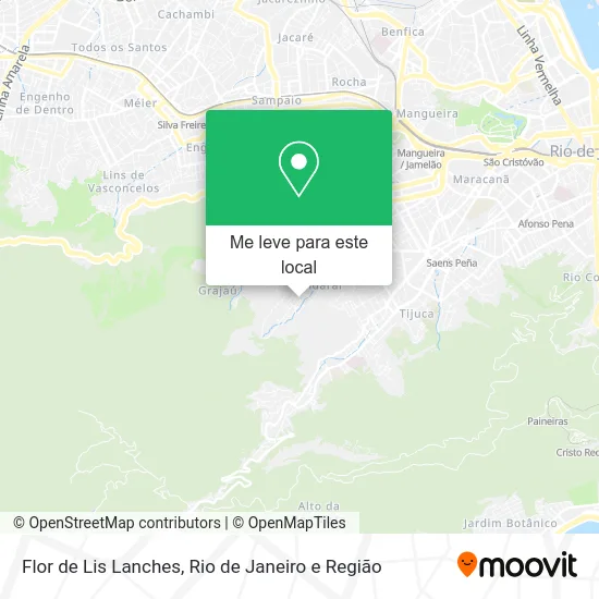 Flor de Lis Lanches mapa