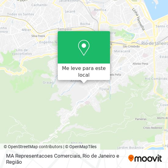 MA Representacoes Comerciais mapa