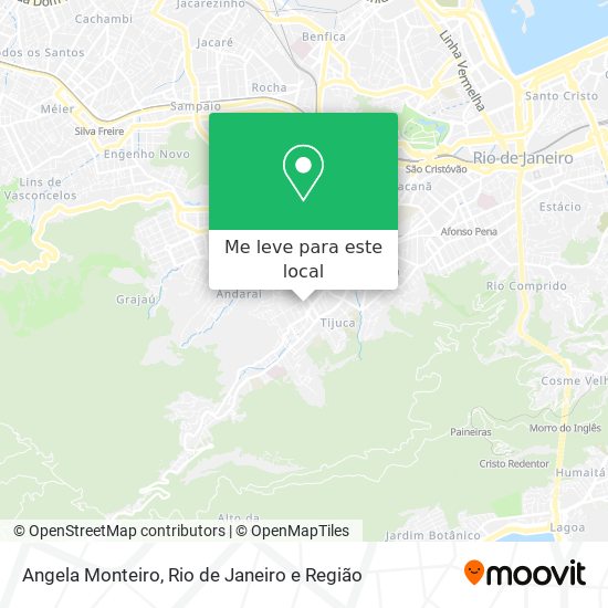 Angela Monteiro mapa