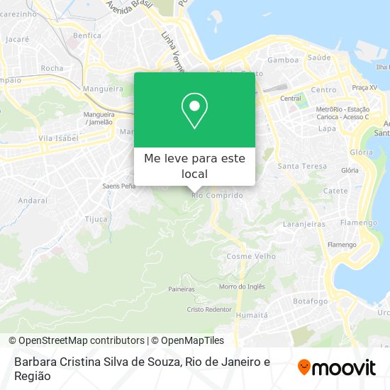 Barbara Cristina Silva de Souza mapa