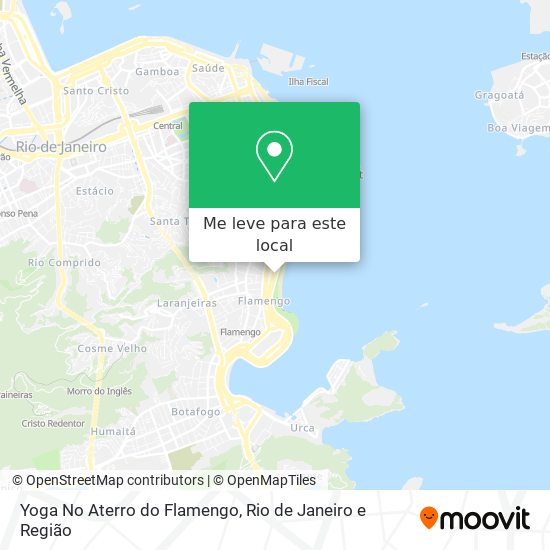 Yoga No Aterro do Flamengo mapa