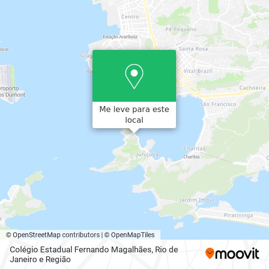 Colégio Estadual Fernando Magalhães mapa