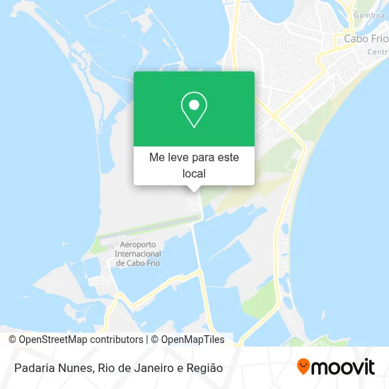 Padaria Nunes mapa