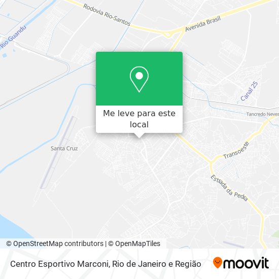 Centro Esportivo Marconi mapa