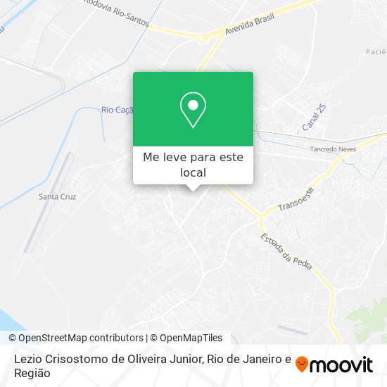 Lezio Crisostomo de Oliveira Junior mapa