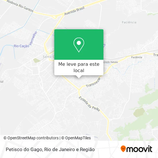 Petisco do Gago mapa