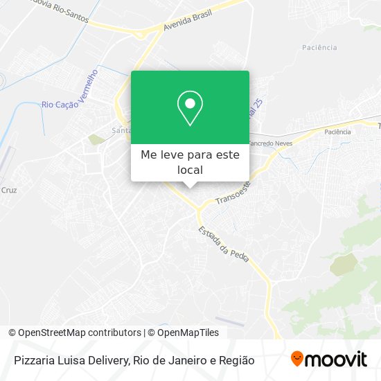 Pizzaria Luisa Delivery mapa