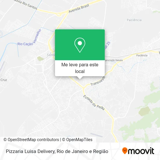 Pizzaria Luisa Delivery mapa