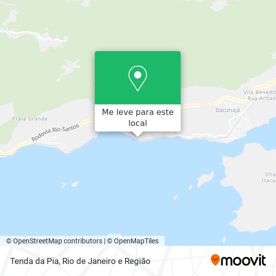 Tenda da Pia mapa