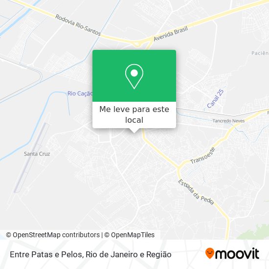 Entre Patas e Pelos mapa