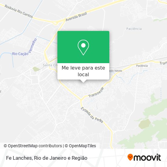 Fe Lanches mapa