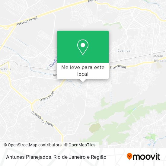 Antunes Planejados mapa