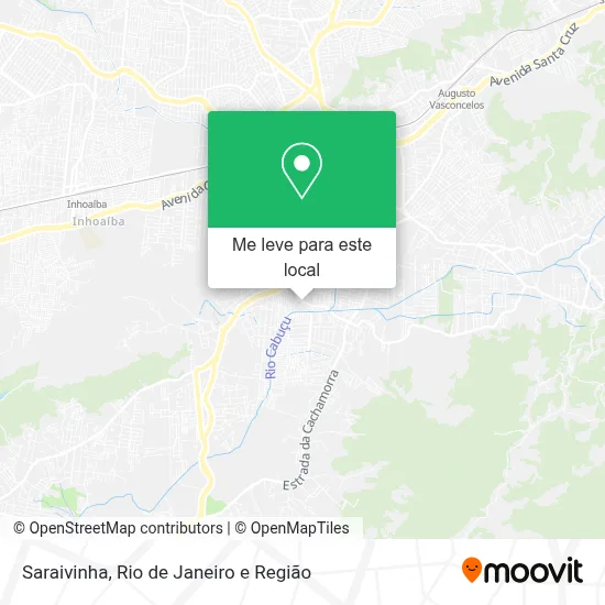 Saraivinha mapa