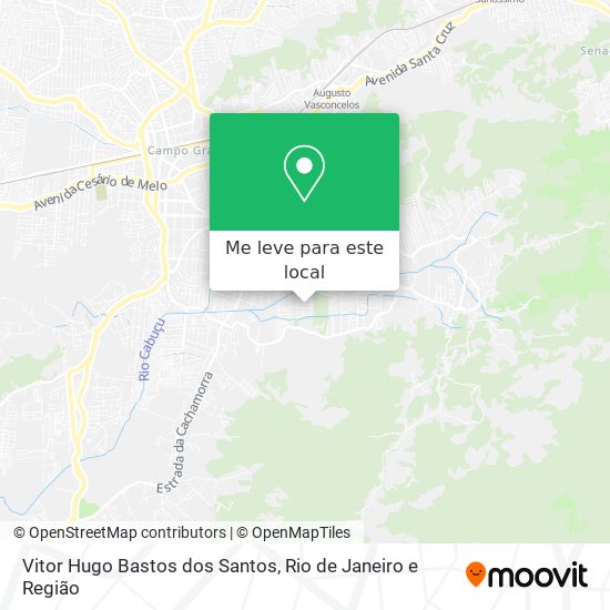 Vitor Hugo Bastos dos Santos mapa