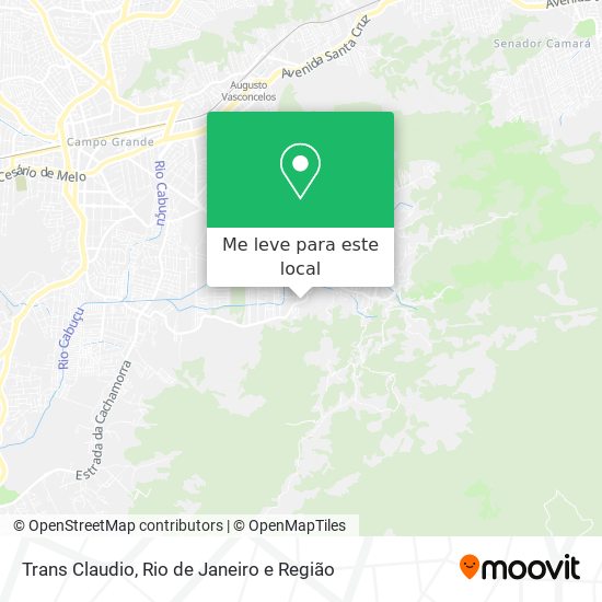 Trans Claudio mapa