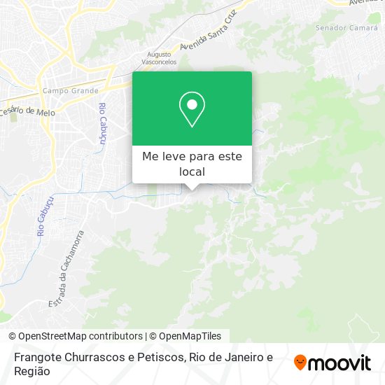 Frangote Churrascos e Petiscos mapa