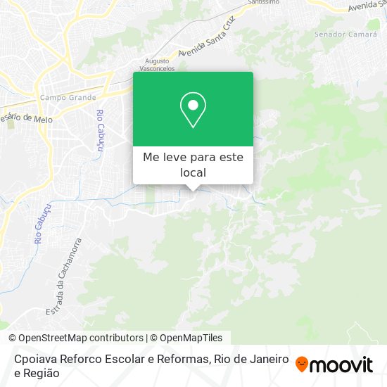 Cpoiava Reforco Escolar e Reformas mapa