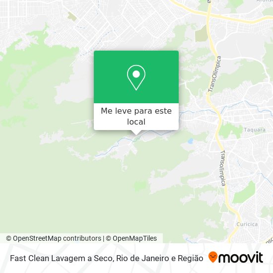 Fast Clean Lavagem a Seco mapa