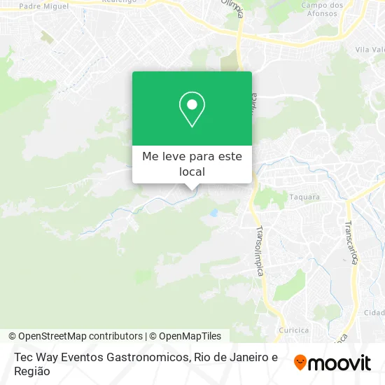 Tec Way Eventos Gastronomicos mapa