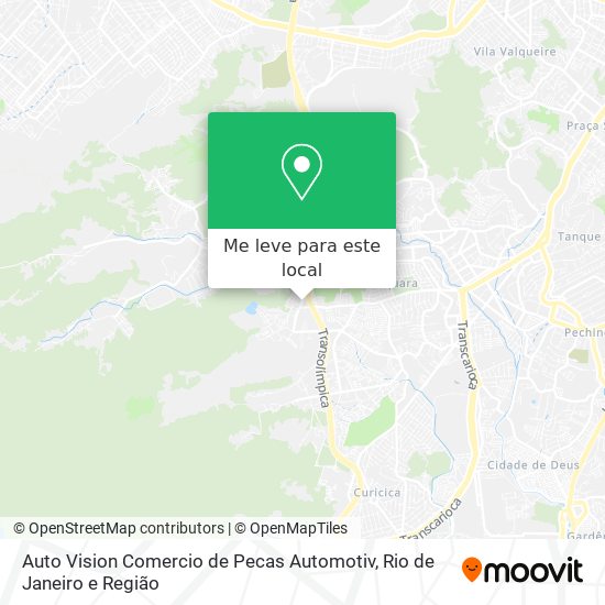 Auto Vision Comercio de Pecas Automotiv mapa