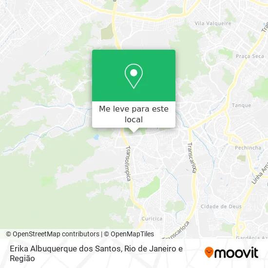 Erika Albuquerque dos Santos mapa