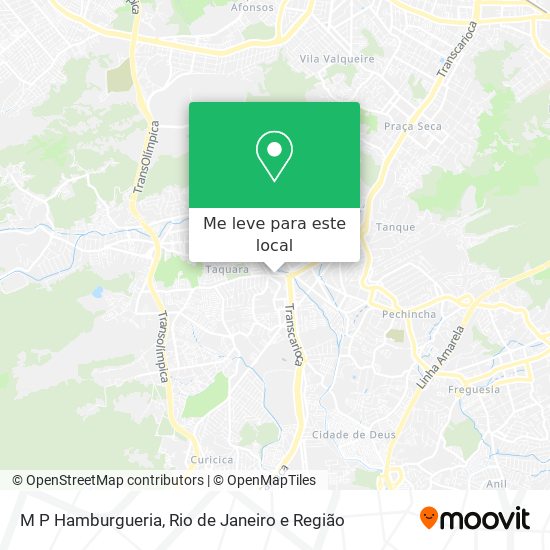 M P Hamburgueria mapa
