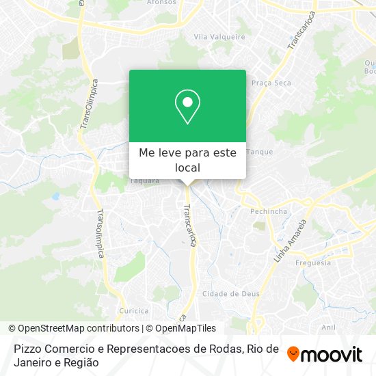 Pizzo Comercio e Representacoes de Rodas mapa