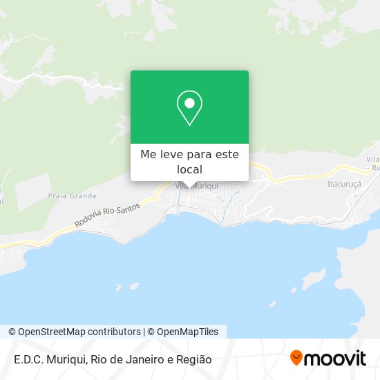 E.D.C. Muriqui mapa
