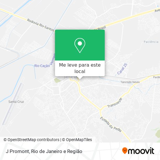 J Promont mapa