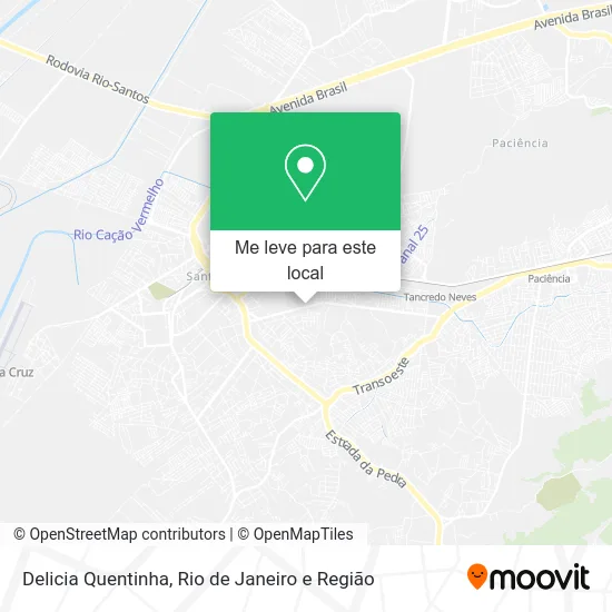 Delicia Quentinha mapa