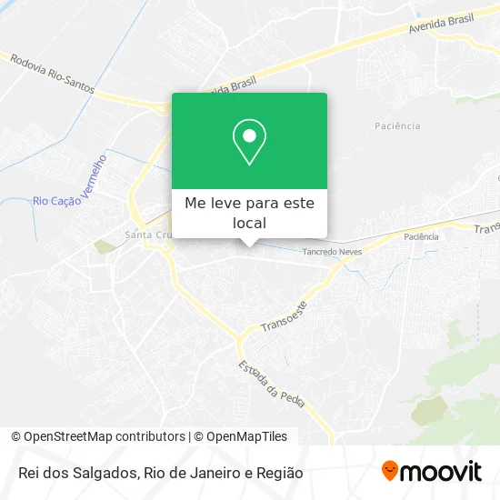 Rei dos Salgados mapa