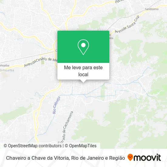 Chaveiro a Chave da Vitoria mapa