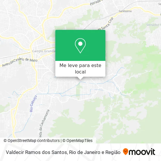 Valdecir Ramos dos Santos mapa