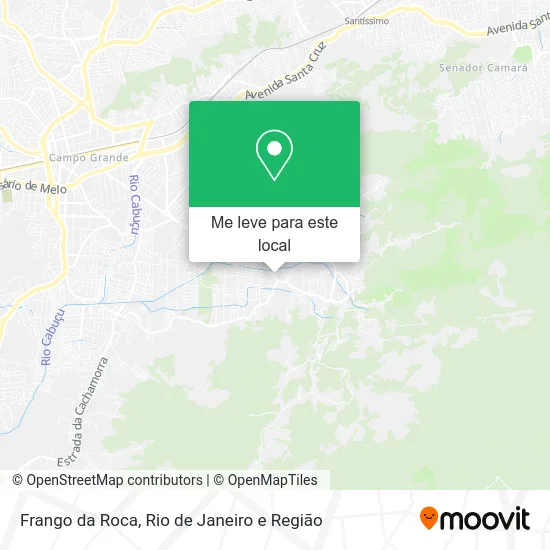 Frango da Roca mapa