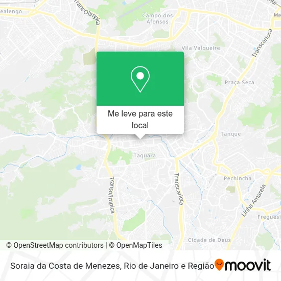 Soraia da Costa de Menezes mapa