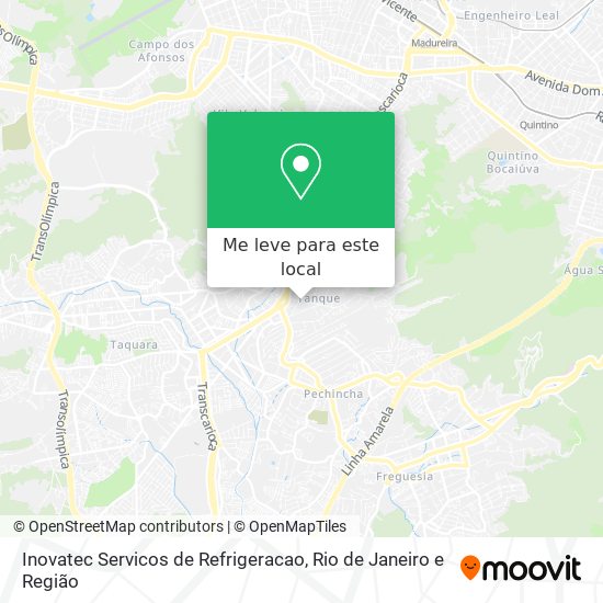 Inovatec Servicos de Refrigeracao mapa