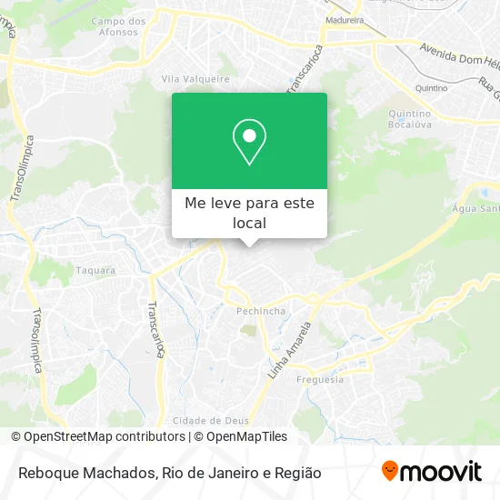 Reboque Machados mapa
