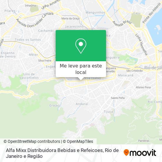 Alfa Mixx Distribuidora Bebidas e Refeicoes mapa