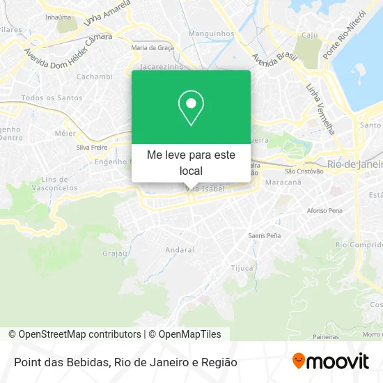 Point das Bebidas mapa