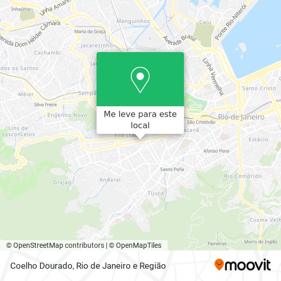Coelho Dourado mapa