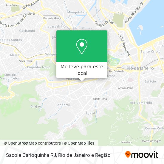 Sacole Carioquinha RJ mapa